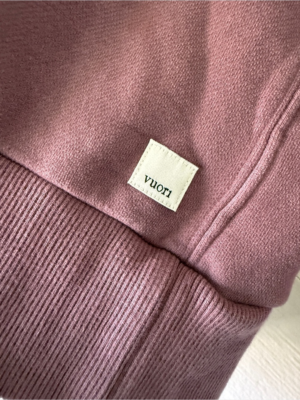 Vuori Dusty Rose Half-Zip Pullover - Picture 2 of 4